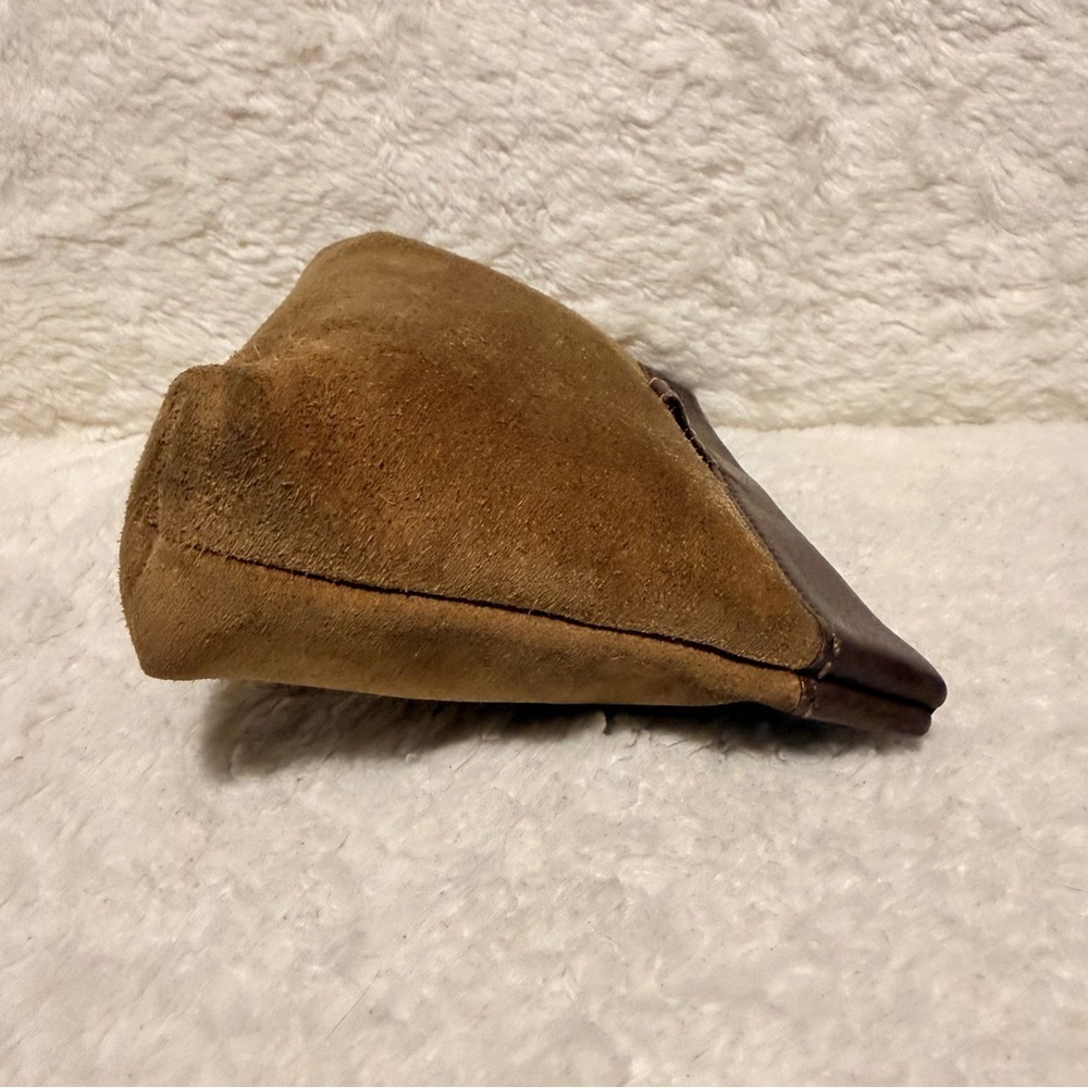 Loewe Tan and Brown Suede Cosmetic Bag - Picture 5 of 15